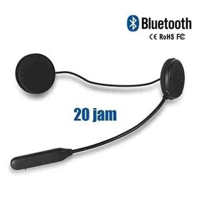 TOUCARE HM-1 Bluetooth Motorcycle Headset 6-Way Mesh Intercom 1000M IP67 Noise Cancelling for Riding Club Touring