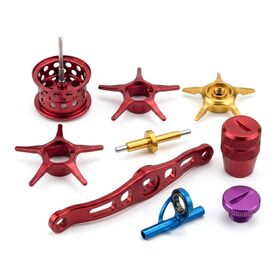 Precision CNC Machined Aluminum Alloy Spinning Components Custom Fishing Accessory