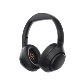سماعة بلوتوث B2B فوق الأذن 43dB هجينة أنك مع 6-ميكروفون مكالمات ENC 40 Ti-Coated Hi-Res سائق 68ms زمن استجابة منخفض