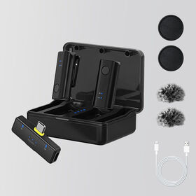 Professional Wireless Microphone with Smart Noise Reduction Direct Factory Wholesale Price for Live Stream Online Class Vlog