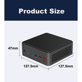 In-tel Core Ultra 9 185H Soporte DDR5 48GB 5600Mhz M.2 NVME SSD Integrado ARC Graphics para AI Gaming Mini PC