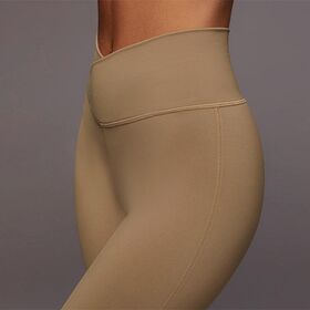 Gym Ladies Classic Custom Slim Fit Pants V Shaped High Waist Fitness Seam Butt Lift Plus Size Yoga Leggings for Women