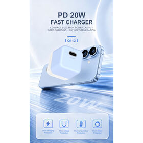 SOMOSTEL SMS-Q112 PD 20W Type C Fast Wall Charger Portable USB-C Power Adapter For iPhone Android Mobile Phone