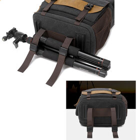 Custom Outdoor Bags Vintage Canvas Photography Backpack Waterproof Shockproof Camera Bag
