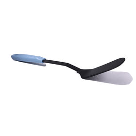Espátula Larga Ranurada de Nylon OEM ODM 28cm con Mango de PP, Antiadherente, Segura para Cocinar Pescado y Huevos
