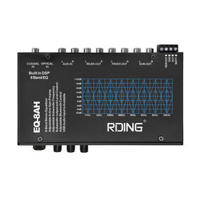 Factory Direct 8-Band Pre Amplifier Equalizer Car Equalizer High Quality EQ Car Audio Tuning
