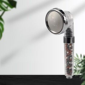 Premium Handheld Filter Shower Head High Pressure Three Function Water Saving Bathroom Shower Sprayer