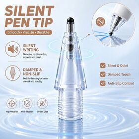 Ksentry Replaceable Nib Plastic & Metal Stylus for iPad Pro 1st/2nd Gen-Durable 2B 2H Hardness Writing Tool