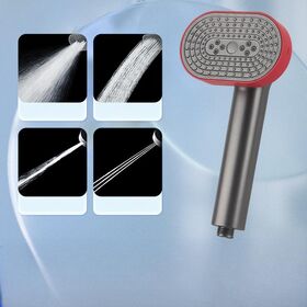 High Pressure Handheld Shower Head Adjustable Spray Massage Rainfall Bathroom Shower Head ABS Water Saving