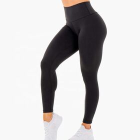 Recycled Yoga Leggings Women's Black Leggings 75 Polyester 25 Spandex