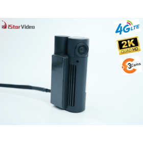 4G 3-Camera Dash Cam 2K Front - Remote Live View, Super Night Vision, Parking Monitor & 512GB Max