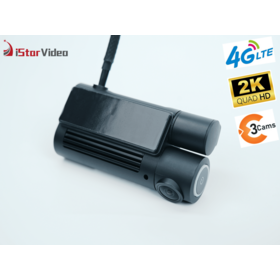 4G LTE 3-Lens Dash Cam 2K - Real-Time Remote View, HD Night Vision, SOS Alert & 512GB Storage
