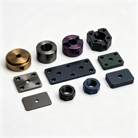 Black Oxide CNC Machined Industrial Automation Parts Brass Stainless Steel Aluminum Titanium Alloy Components