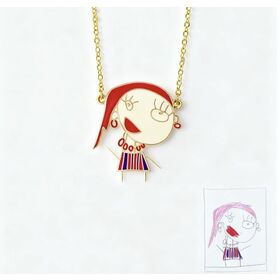 Custom items 18k based on real photos One-off customization Jewelry necklace Personalized cat pendant Character necklace