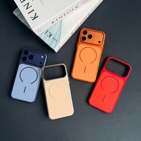 Factory Price Two Tone PC Cell Phone Case for iPhone 1800G Magnet Soft Touch Coating Full Protection Mobile Phone Case OEM Service