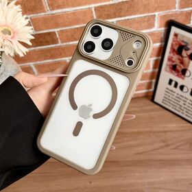 Best Orange Magnetic Phone Case with Lens Protection & Heat Dissipation hot