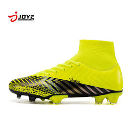 Factory Customized Soccer Shoes men's High Top Ankle Outdoor Soccer Shoes High Quality Sports Boots for Men
