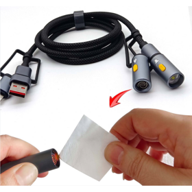 Hersteller Großhandel 6-in-1 60W/100W Nylon Multifunktions-Beleuchtungs- + Zünddatenkabel für moderne Handys