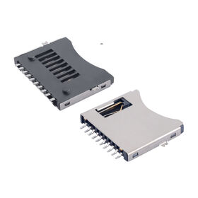 MUP SD card holder socket push pull TF Memory card connector for Auto Vehicle GPS Camera hot sale in India VNM Turkey Thailand SA