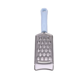 OEM ODM Large Hole Hand Grater 23.5cm PP Handle 410 Stainless Steel Vegetable Shredder Cheese Grater Kitchen Gadget Wholesale