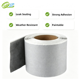 Non-woven Butyl Waterproof Tape for Roof Metal Sheet Leak Sealing Paintable Butyl Seal Tape