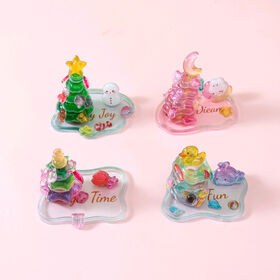 Custom BONBON Drop Sticker UV Printing Resin 3D Embossed Stickers Adhesive Sticker DIY Diary Stationery Sticker Kids Gift