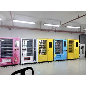 Large Capacity Automatic Snack Drink Combo Vending Machine for Library Mall