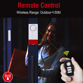 Détecteur Magnétique de Fenêtre Durable 108dB pour Alarme Anti-Intrusion à Domicile avec Télécommande RF Installation Facile