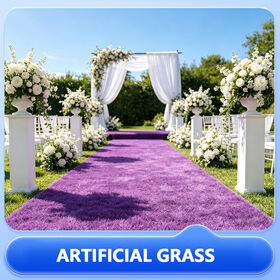 Customized Artificial Turf Various Pile Height Synthetic Grass For Landscape And Sports Venue Projects