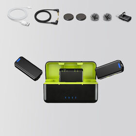 Wireless Microphone System HiFi Audio Triple Output Monitor Port Direct Factory Wholesale Price for Live Stream Online Class