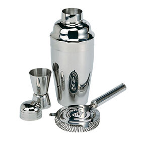 Hot Sale Stainless Steel Cocktail Shaker Set, OEM Orders Welcomed