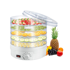 Premium Compact Food Dehydrator Fruit Vegetable Dryer Jerky Maker Seafood Meat Processor Kitchen Appliance