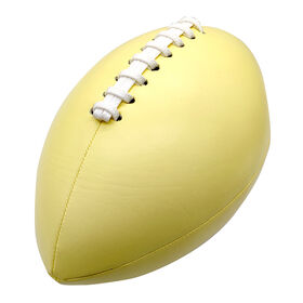 Dual Style Solid & Pebbled Size 9 Composite Leather American Football for Custom Printing & Adult Training Games