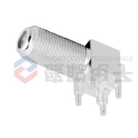 Factory price Connector F Type Right Angle Jack Female Pin Panel Mount Through Hole 75 Ohm