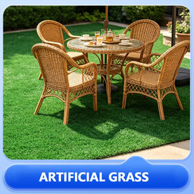 Custom Pile Height Artificial Turf Green Synthetic Grass For Engineering Landscape Commercial Outdoor Projects