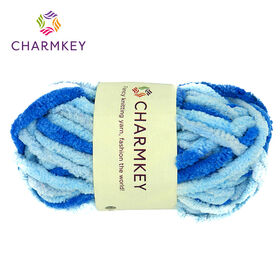 Wholesale Super Bulky Chenille Chunky Yarn Giant Plush Yarn for Finger Knitting Chunky Blankets Cushions Pet Beds Scarves DIY