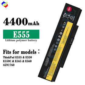 Factory 48WH 4400mah E555 New Laptop Battery for Lenovo ThinkPad E555 E550 E550C E565 E560 45N1760