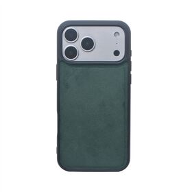 Wholesale Microfiber Lined Laminated Phone Cover MagSafe Compatible Anti-Slip Faux Suede Phone Case with Built-in N52 Magnets L...