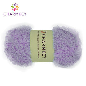 Wholesale Custom 100% Polyester Fur Yarn Teddy Faux Fur Knitting Yarn for Sweaters Coats Shawls Crafts