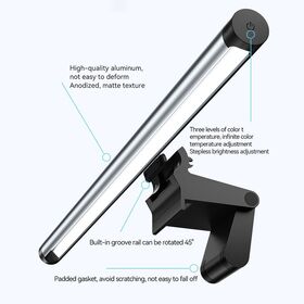 Oem USB Powered Monitor Clamp Lamp Home Office Reading Dimmable Adjustable PC Computer Touch Control Monitor LED Light Bar
