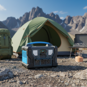 Manufacturer emergency electric high capacity outdoor home backup battery solar generator lifepo4 portable 600w power station