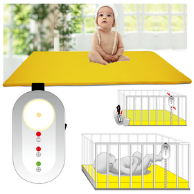 Smart Baby Breathing Sensor Pad-Non-Contact Infant Monitor, Full Bed Coverage, Bluetooth APP, Waterproof, 20s Alarm