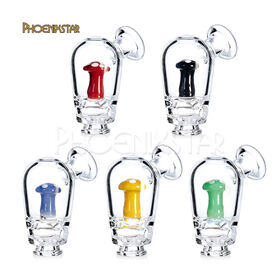 Wholesale Price 2 inches Factory Mixed Color Pivot Glass Marketplace Drop New Hot Phoenix Star Glass Water Pipe