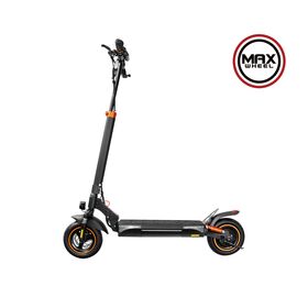 Maxwheel E-Scooter Factory T4 Foldable Electric Scooter, 10 Inch Off-Road Tire, Electronic Brake & Disc Brake Dual Brake System