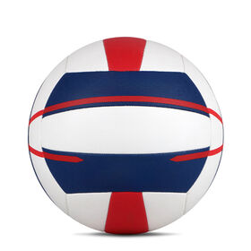 Premium Red White Blue Panel Official Size 5 PU Volleyball for Indoor Competition & School PE Class Training
