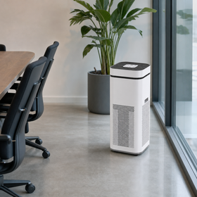 Large Room HEPA Air Purifier with 600 m3/h CADR, PM2.5 Display, Auto Mode, UV Lamp, Ionizer, Turbo Mode and Optional WiFi