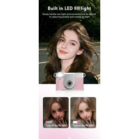 Factory S157 Mini Digital Camera Flip Lens 2K HD Recording 1.47 Inch IPS Screen Portable Retro Pocket Vlog Camera