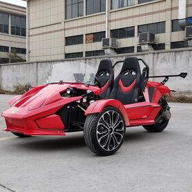 High Speed Adult T-Rex Racing 350cc Gasoline Open Passenger 3-Wheel Street Motorized Tricycle