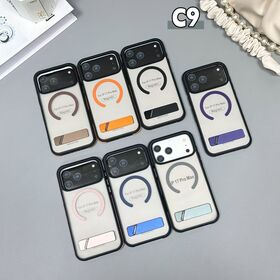 Goods Two-in-one magnetic phone case with anti-slip edge pattern and hidden metal stand hot