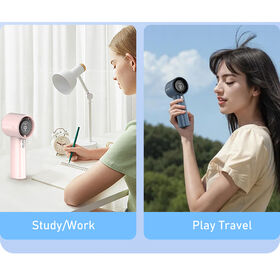 Goods 9m/s Turbo Handheld Fan | 100-Speed Stepless Control & 4000mAh Battery Cooling Fans fun